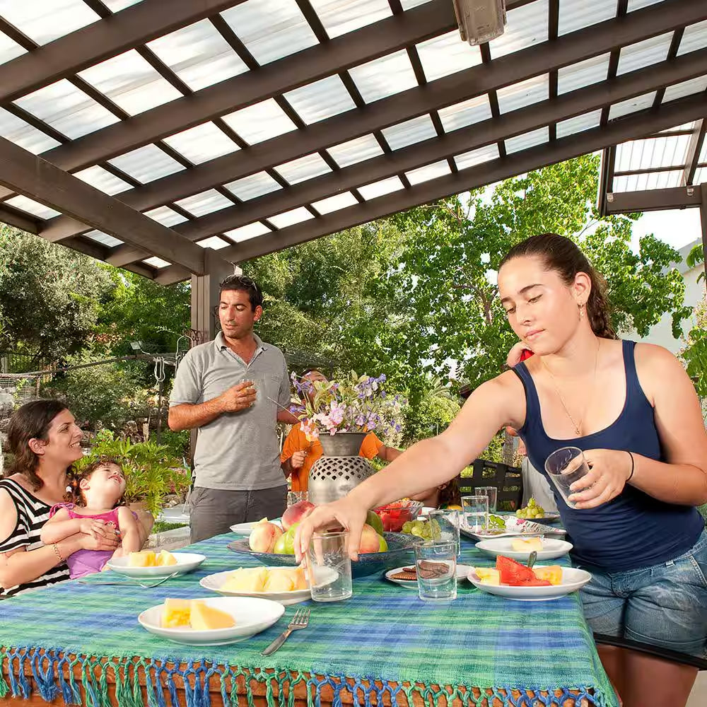 26 In. X 6 Ft. Corrugated Polycarbonate Roof Panel in Clear