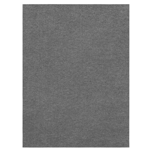 Unbound Smoke Gray Ribbed 6 Ft. X 8 Ft. Indoor/Outdoor Area Rug