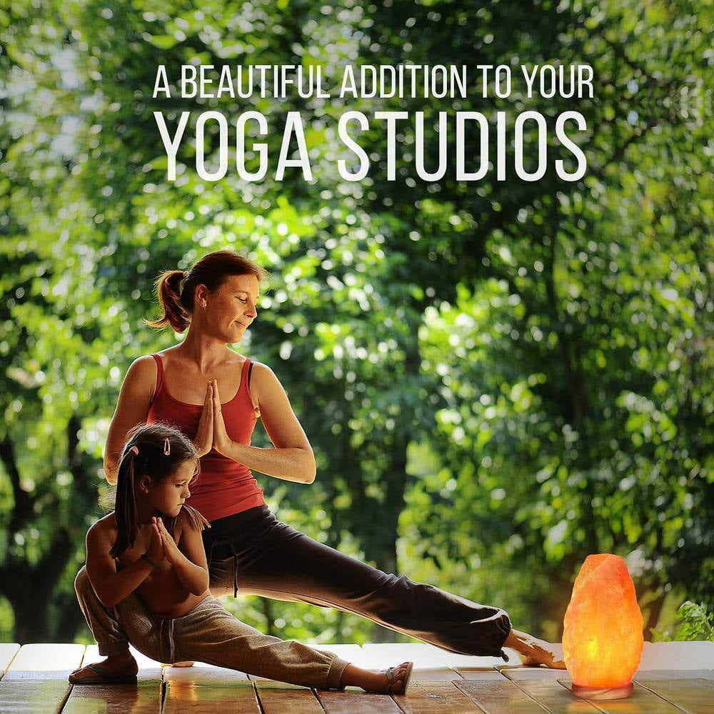 Himalayan Salt Lamp, 10 In. Tall, Night Light Table Lamp, with Dimmer Switch, 4 Lbs. to 6 Lbs.