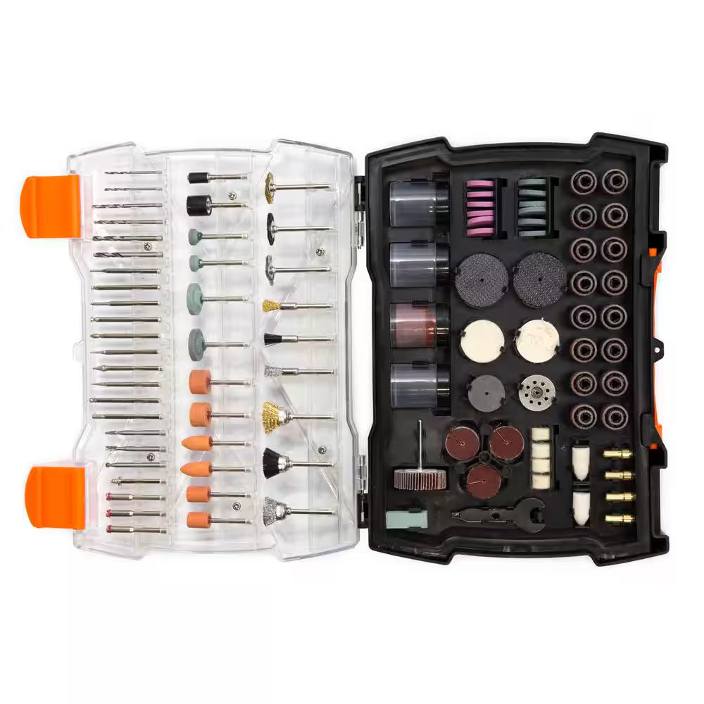Assorted Rotary Tool Accessory Kit with Carrying Case (282-Piece)