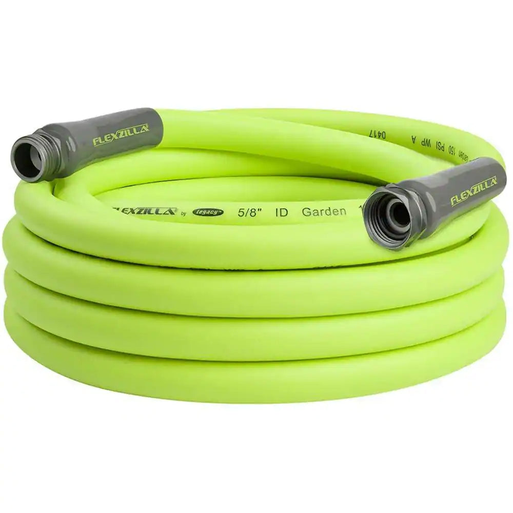 5/8 In. X 25 Ft., 3/4 In. - 11-1/2 GHT Fittings Garden Hose