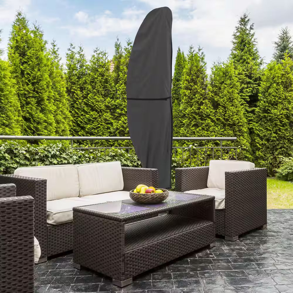 Offset Outdoor Umbrella Cover - Heavy-Duty Waterproof Protection up to 11.5 Ft round or 7.5 Ft Square