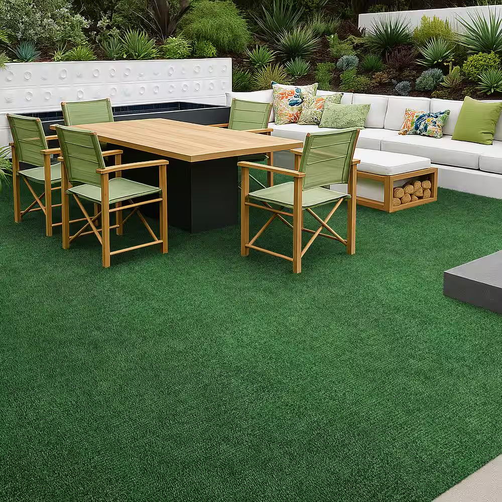 Emerald Green Precut Turf 6 Ft. X 8 Ft. Artificial Grass Rug