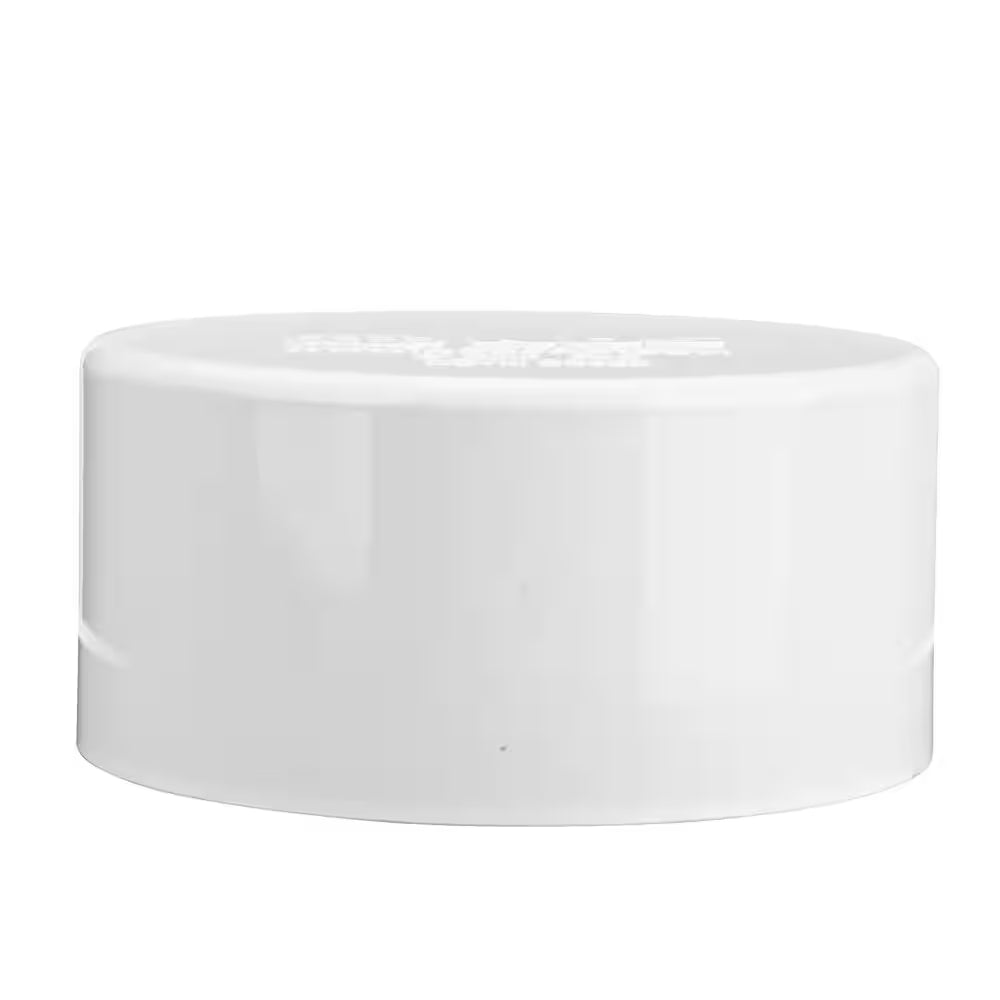 PVC S&D Cap, 6 In.