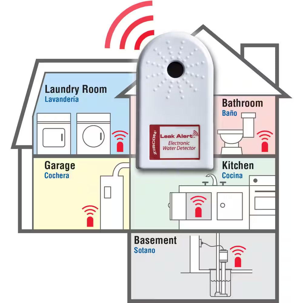 Leak Alert Electronic Water Detector Flood Sensor Alarm