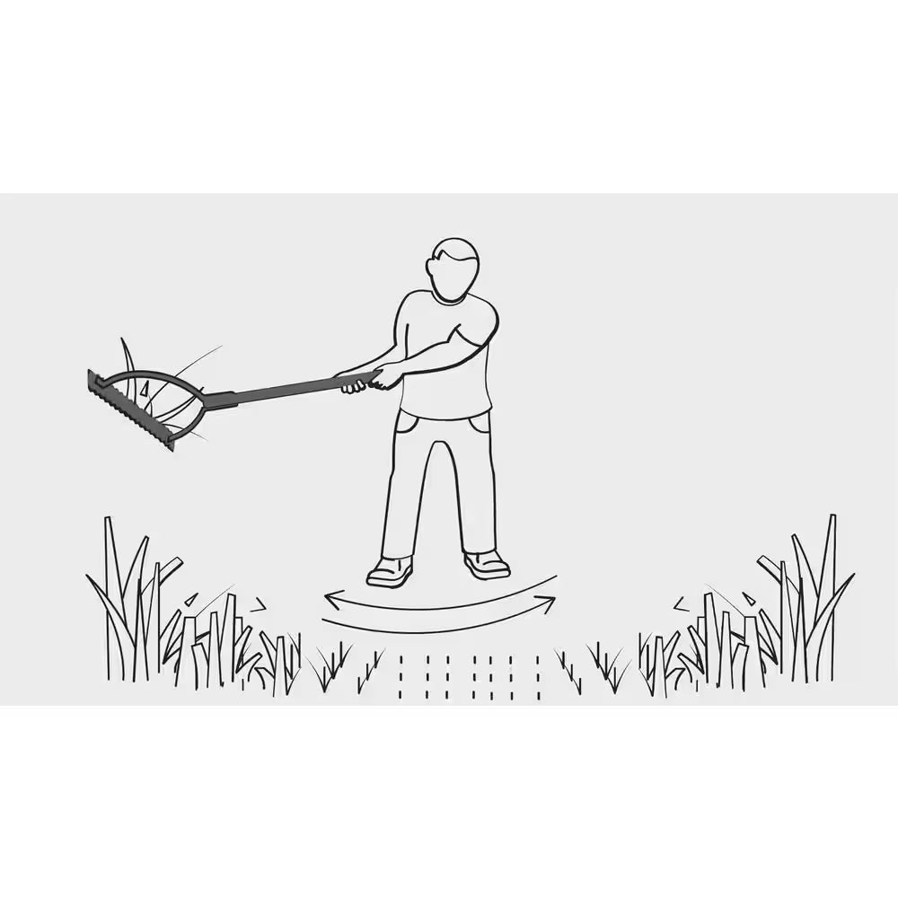 30 In. Double Blade Weeder Cutter