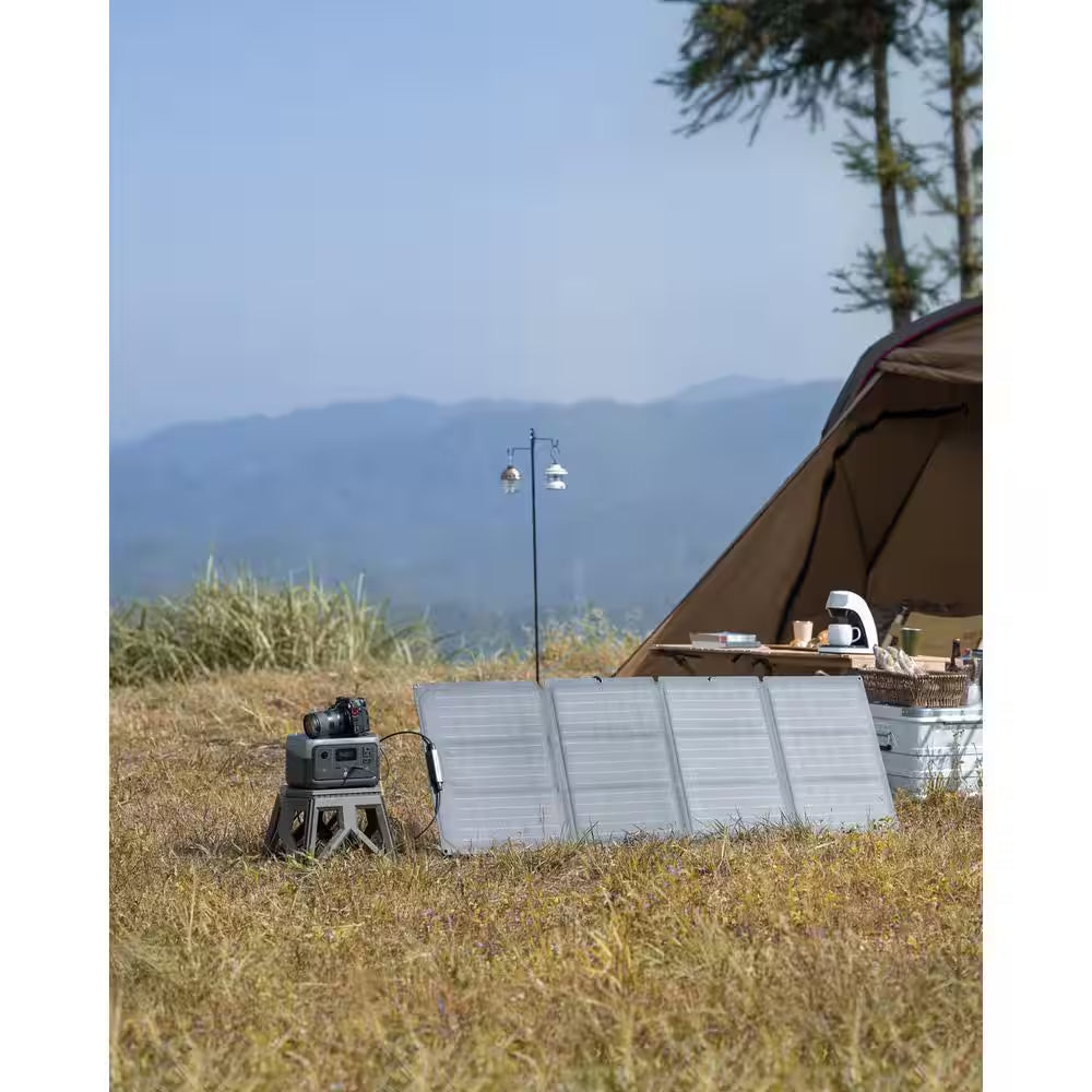 300-Watt Output/600-Watt Peak Push-Button Start Battery Generator RIVER 2 LFP Battery Fast Charging for Outdoor, Camping