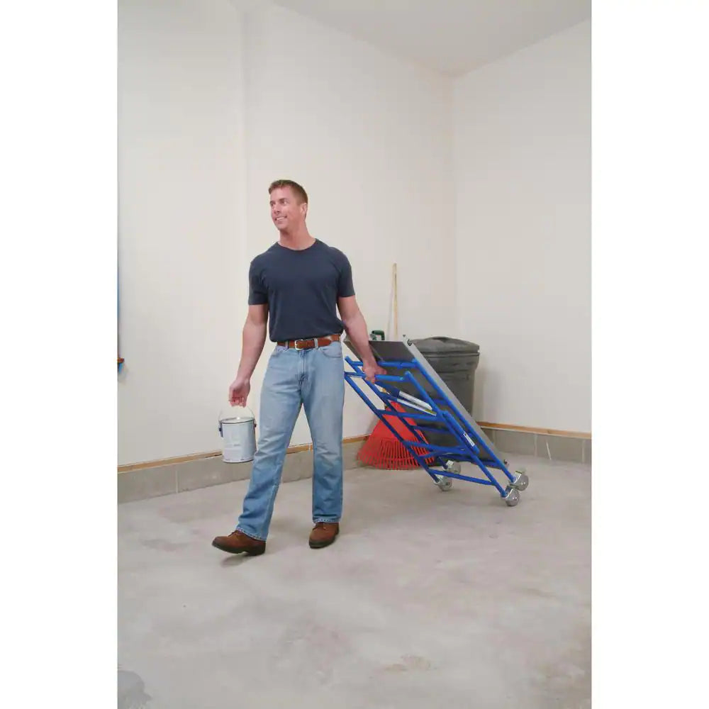 4 Ft. X 3.8 Ft. X 2 Ft. Portable Rolling Scaffold 500 Lb. Load Capacity