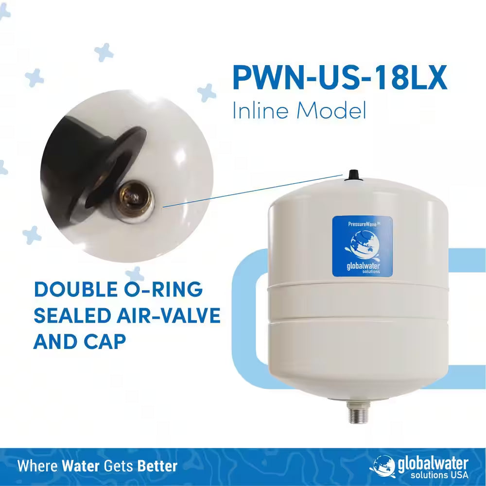 Pressurewave 4.76 Gal. Inline Pressurized Well Tank