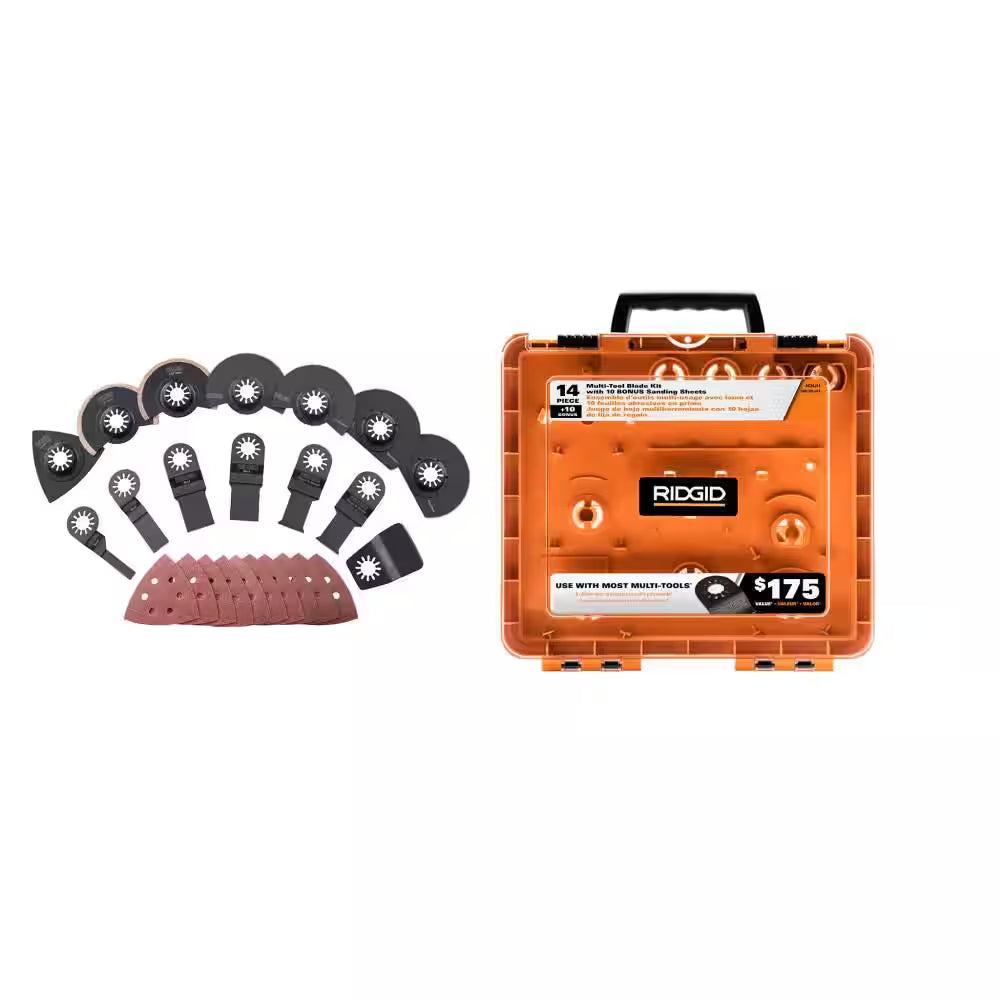 14-Piece Oscillating Multi-Tool Blade Accessory Kit
