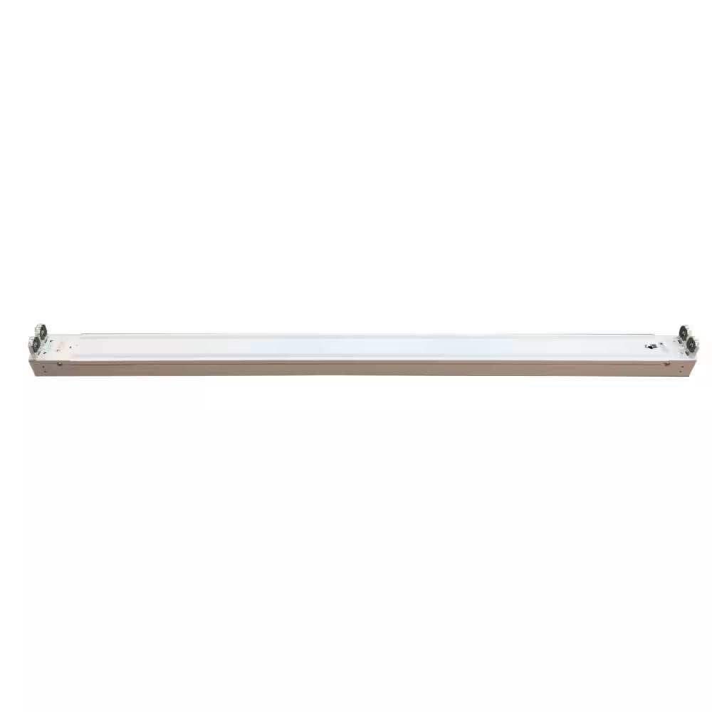 48 In. 50-Watt Max T8 LED Ready White Linear Strip Light Fixture (1-Pack)