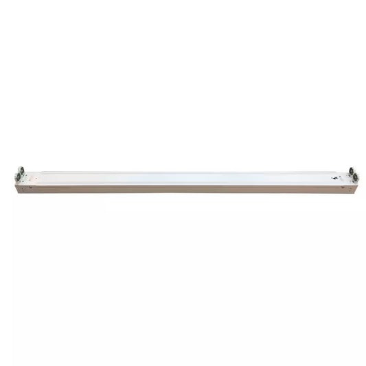 48 In. 50-Watt Max T8 LED Ready White Linear Strip Light Fixture (1-Pack)