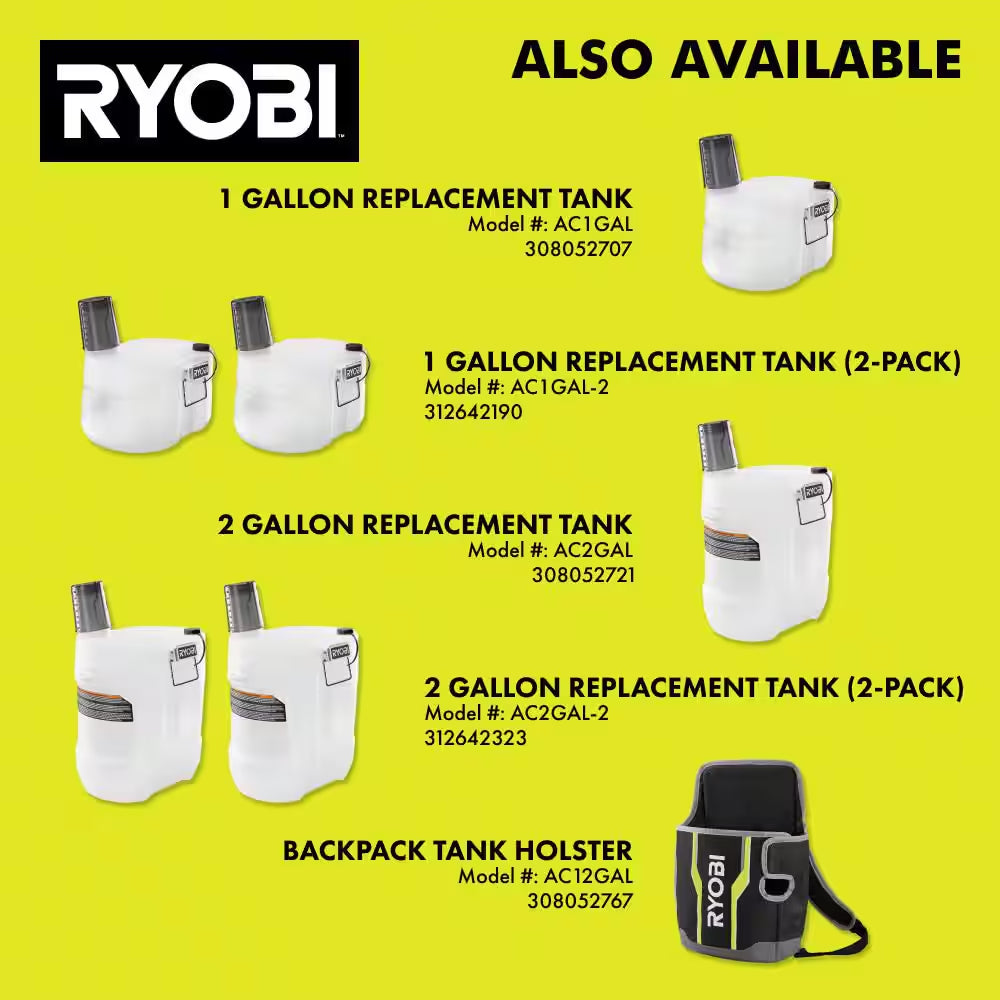 ONE+ 18V Chemical Sprayer 1 Gal. Replacement Tank