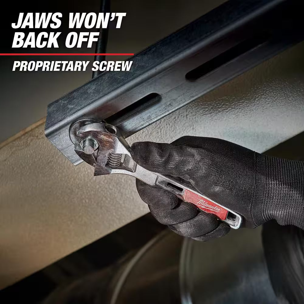 6 In. and 10 In. 2-Piece Adjustable Wrench Set