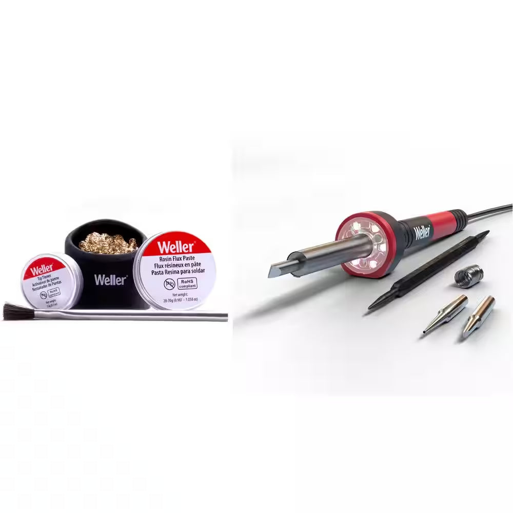 60-Watt/120-Volt Corded Soldering Iron Kit with LED Halo Ring and Universal Accessory Kit