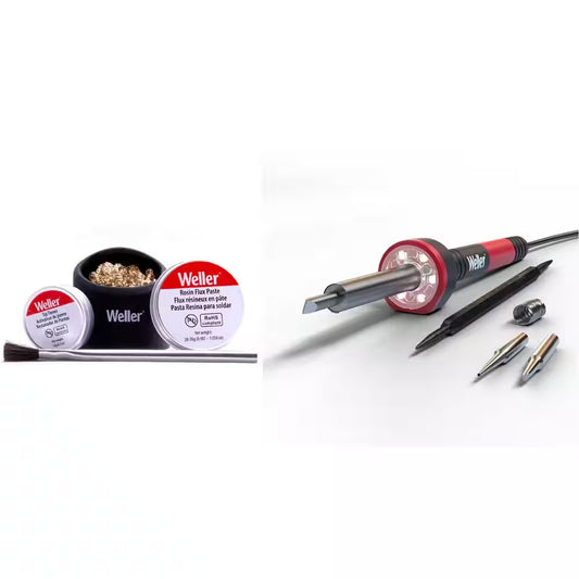 60-Watt/120-Volt Corded Soldering Iron Kit with LED Halo Ring and Universal Accessory Kit