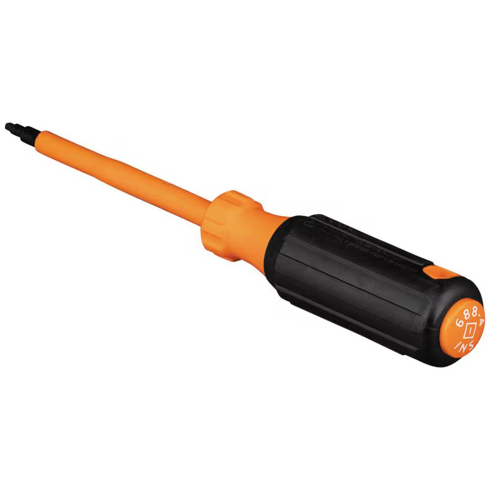 #1 Square Tip, 4 In. Shank Insulated Screwdriver