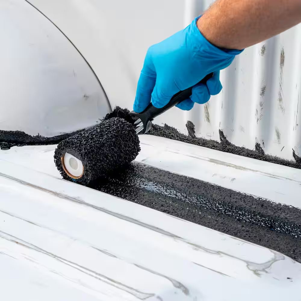 1 Gal. Solid Flat/Matte Black Truck Bed Liner Kit