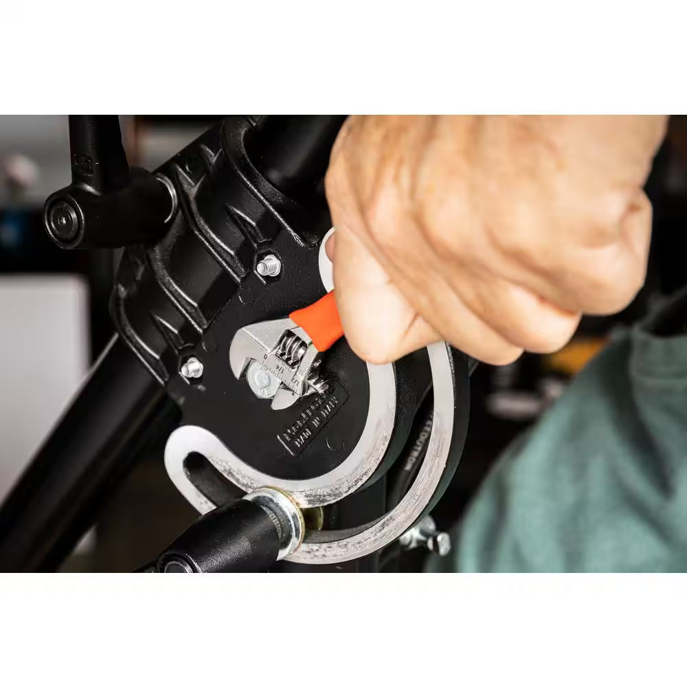 6 In. and 10 In. Chrome Cushion Grip Adjustable Wrench Set (2-Piece)