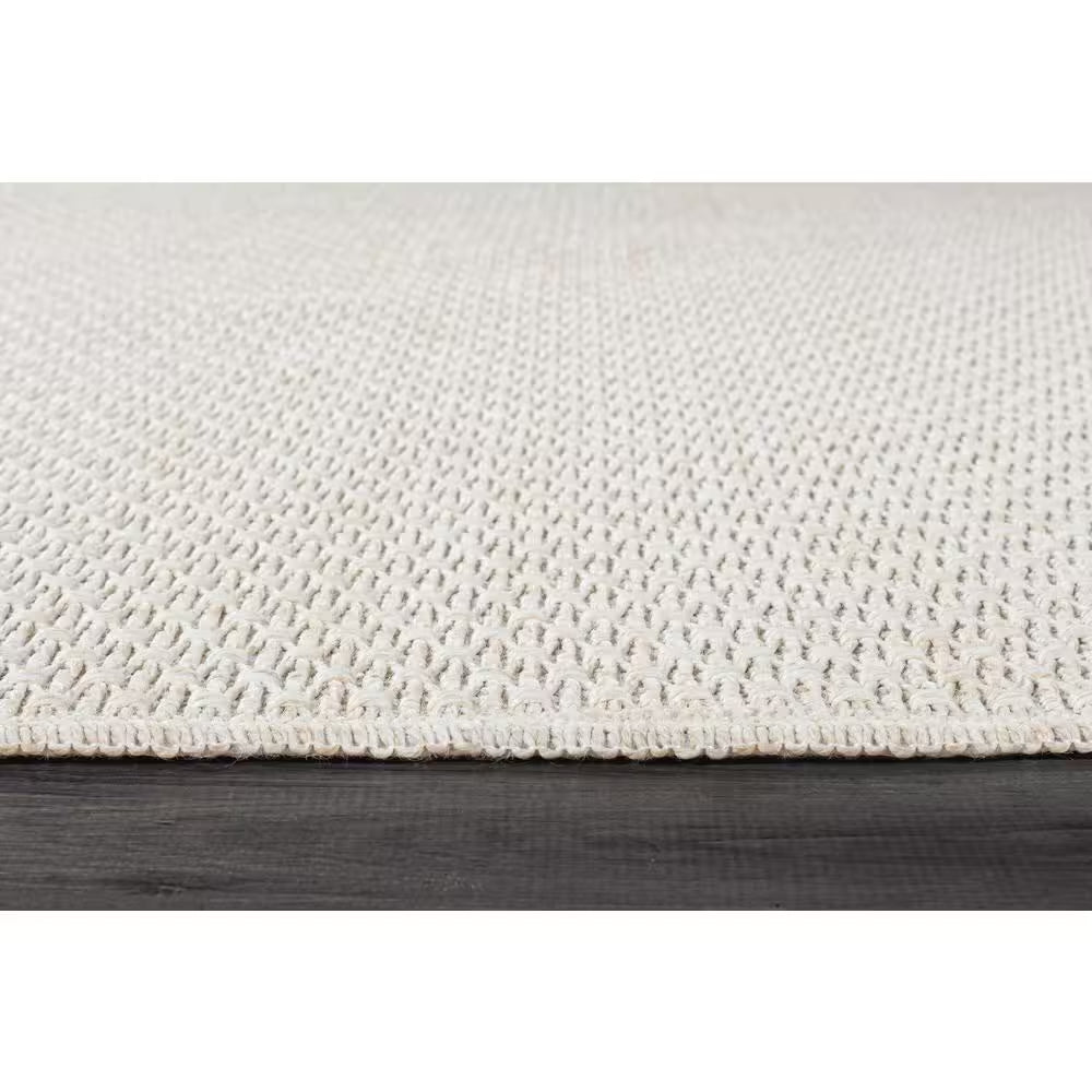 Wooly Bone 6 Ft. X 9 Ft. Solid Indoor Area Rug