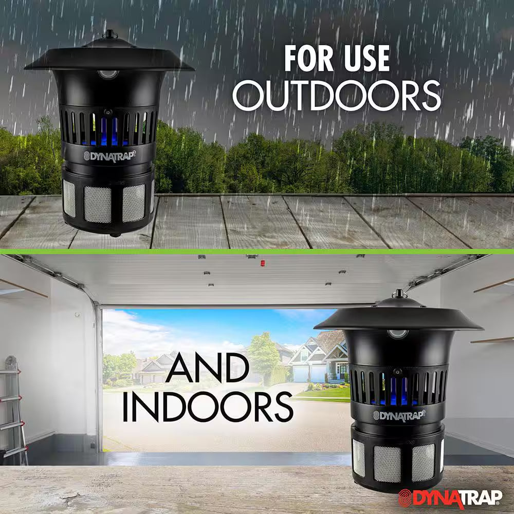 1/2-Acre Mosquito and Insect Trap with Optional Wall Mount - Durable, All-Weather, Mounting Hardware Included