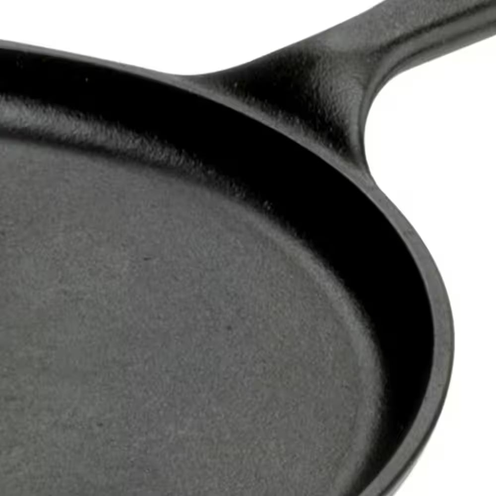 10.5 In. Cast Iron Griddle in Black
