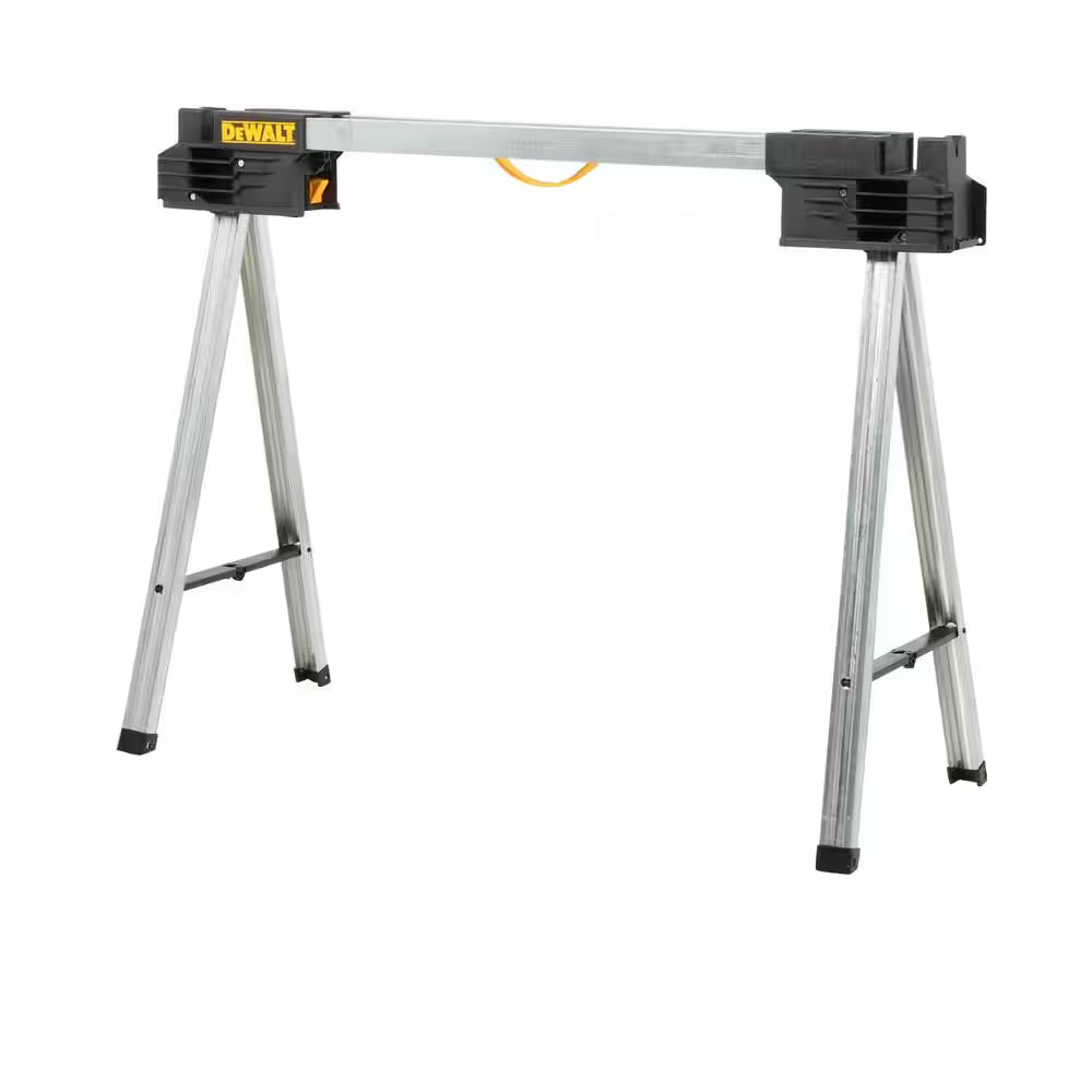 32 In. Metal Folding Sawhorse (2 Pack)