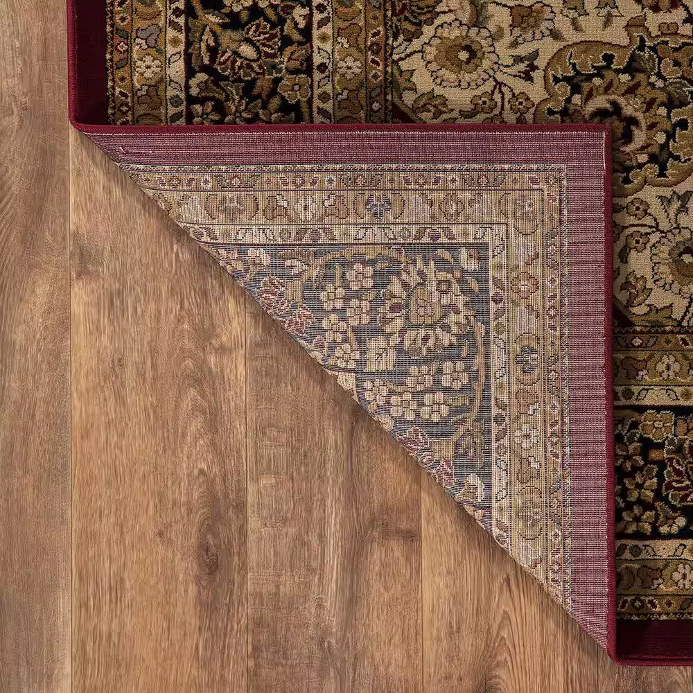 Silk Road Red 2 Ft. X 7 Ft. Medallion Runner Rug