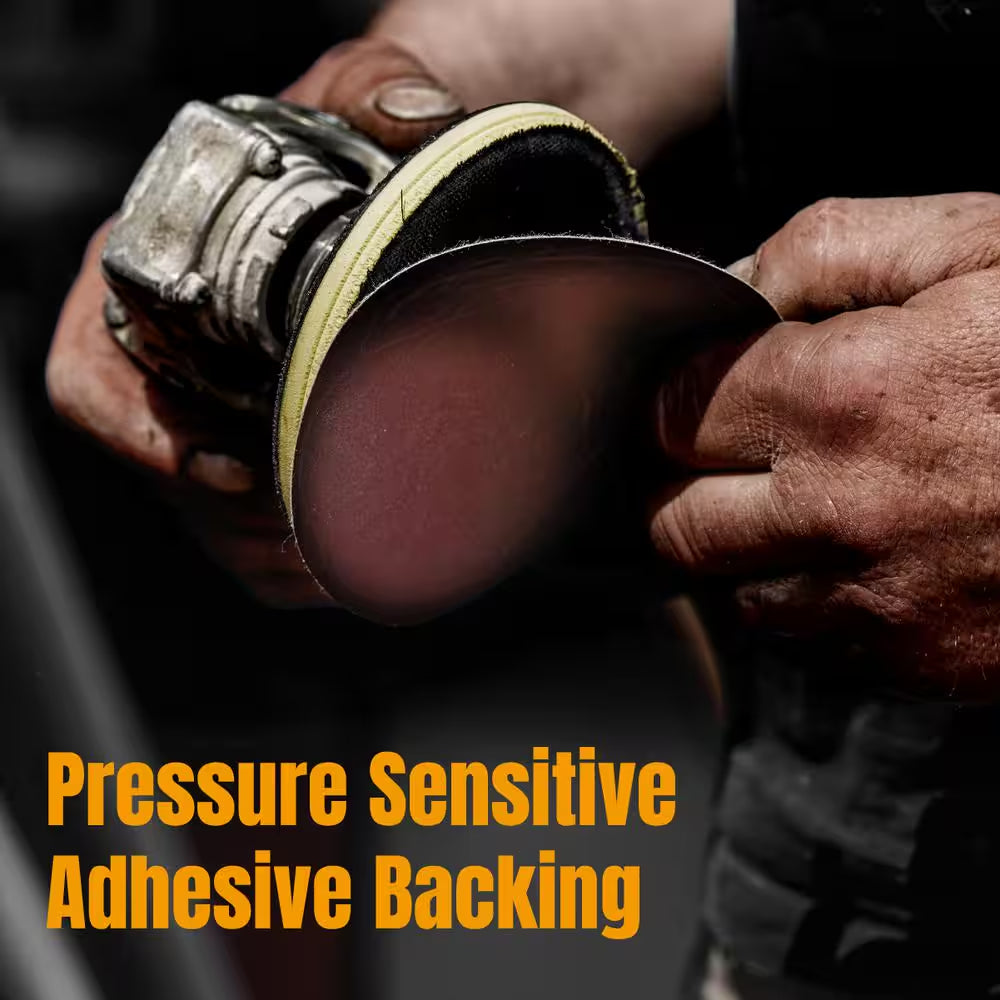 8 In. 120 Grit PSA Aluminum Oxide Sanding Disc/Self Stick (10-Pack)