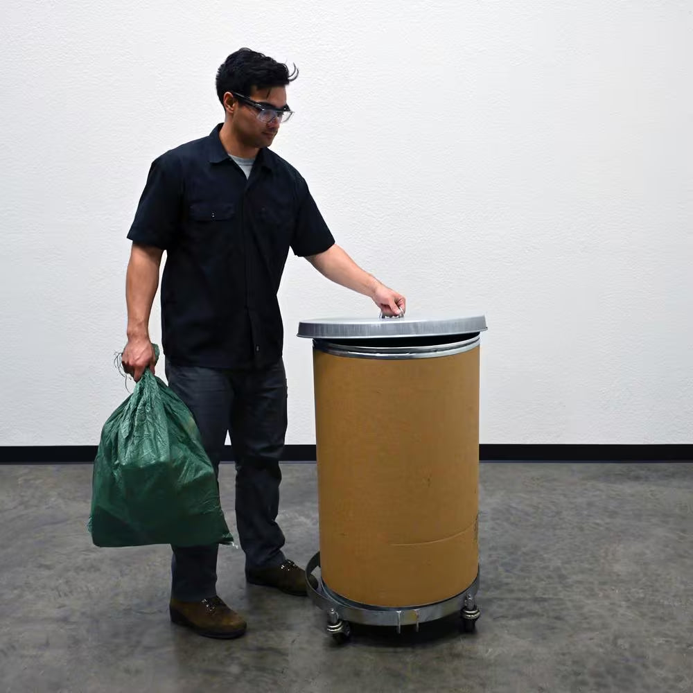 Open Head Galvanized Drum Cover with Handle