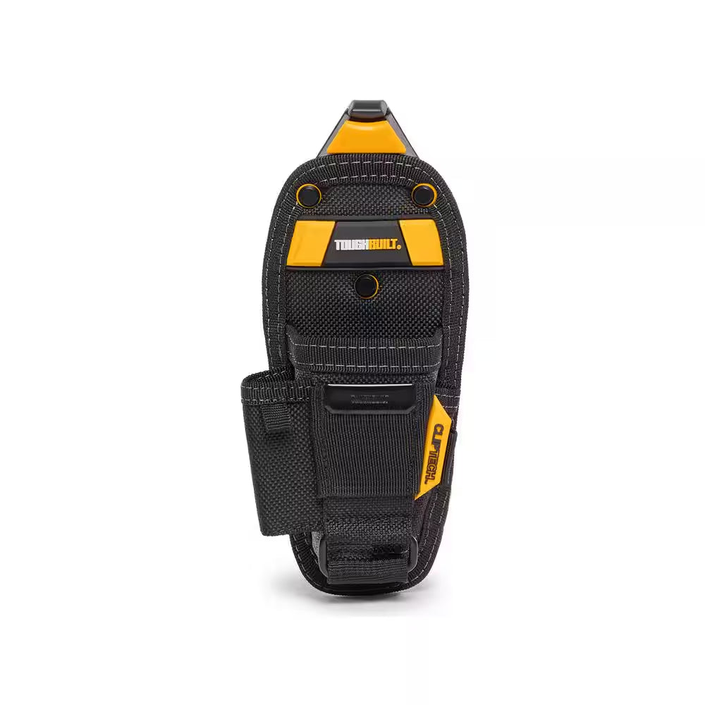 Small Pliers Pouch in Black with Cliptech Hub and Adjustable Bottom Pliers Pocket