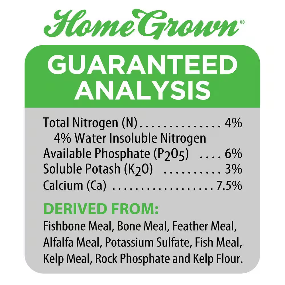 1 Lb. 15 Sq. Ft. Organic Home Grown Tomato Vegetable and Herb Dry Fertilizer