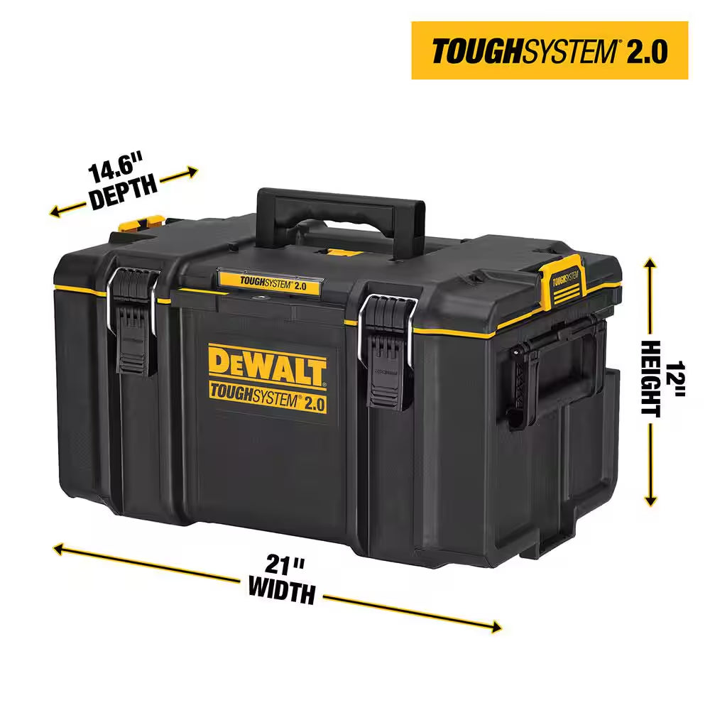 Toughsystem 2.0 Mobile Tool Box, 2.0 Large Tool Box and 2.0 Shallow Tool Tray