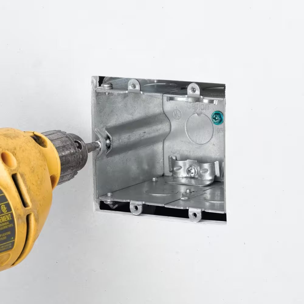 2-Gang 38 Cu. In. New Work Metallic Adjustable Electrical Wall Box (MB238ADJ-3R)