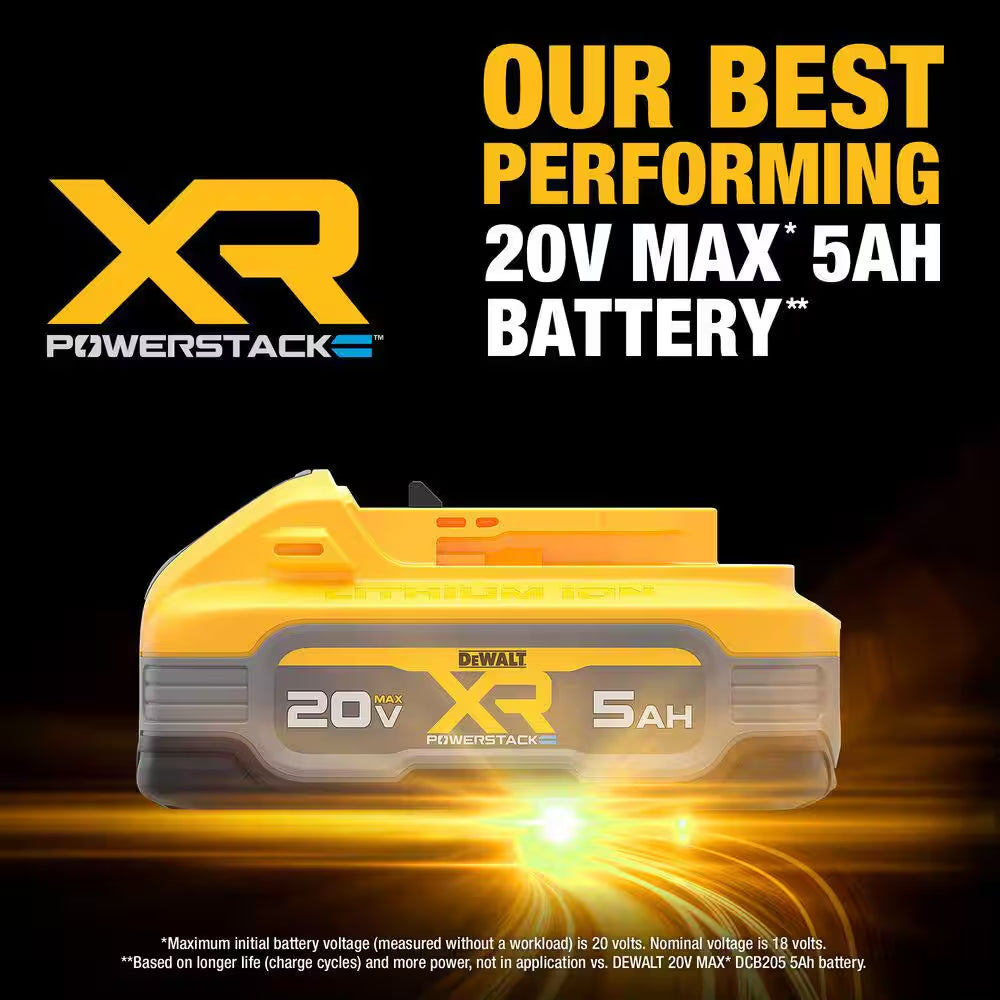 20V MAX XR POWERSTACK Lithium-Ion 5.0Ah Battery