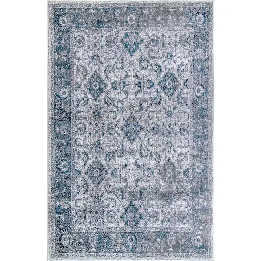 Anaelle Vintage Blue 5 Ft. X 8 Ft. Area Rug