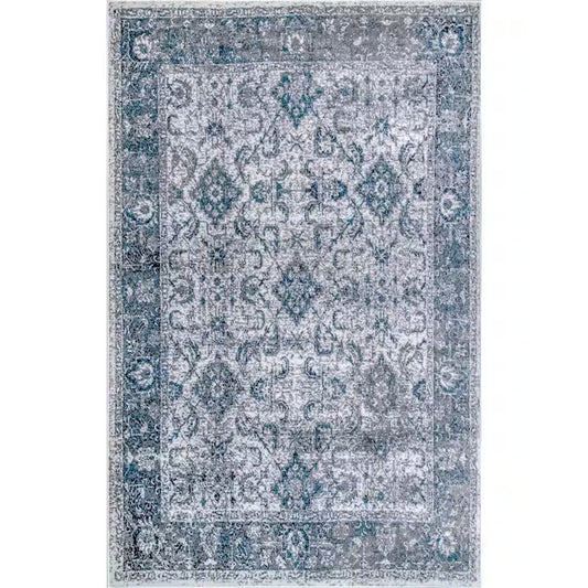 Anaelle Vintage Blue 5 Ft. X 8 Ft. Area Rug