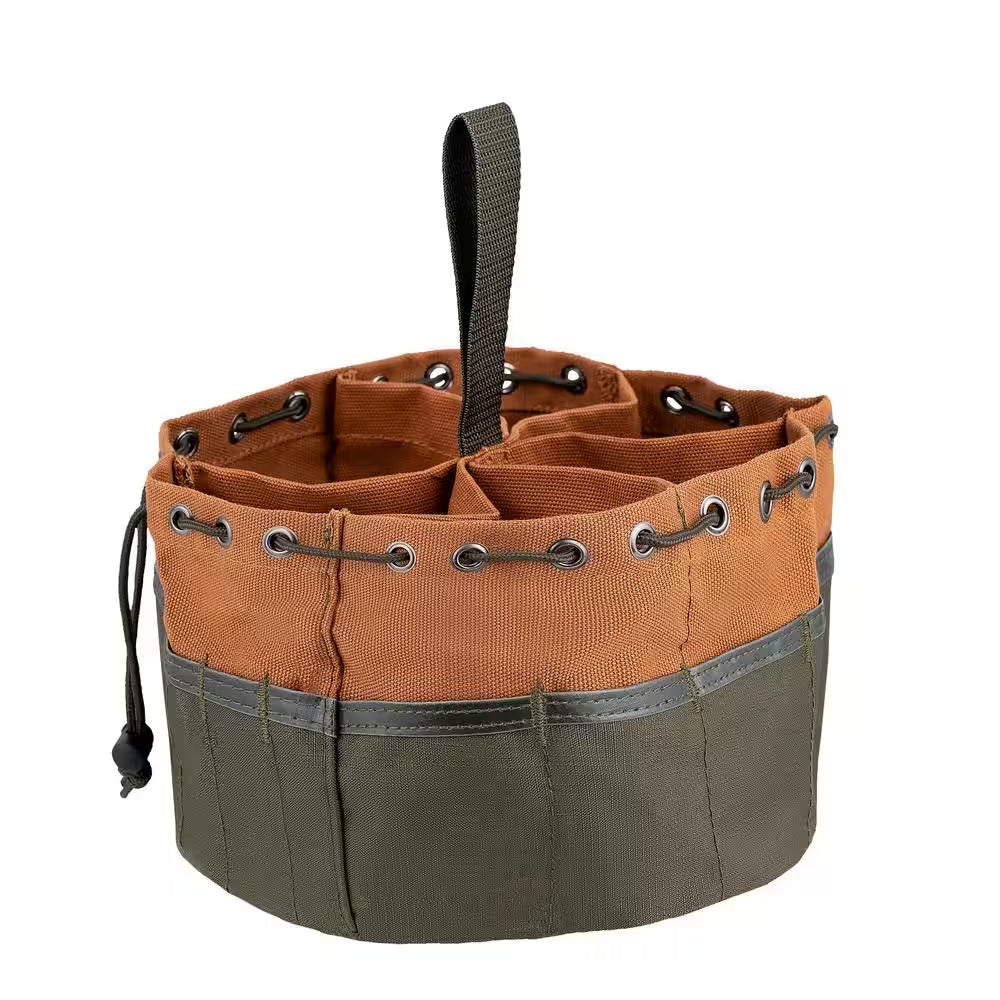 10 In. Parachute Parts Tool Bag in Brown