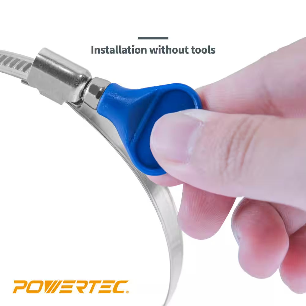 2-1/2 In. Stainless Steel Key Hose Clamp for Dust Collectors and Dryer Vent (5-Pack)