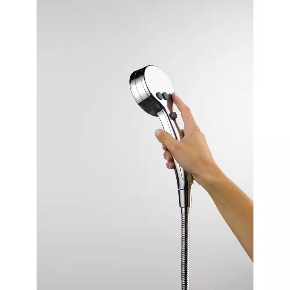 Activtouch 9-Spray Patterns 1.75 GPM 3.75 In. Wall Mount Handheld Shower Head in Chrome