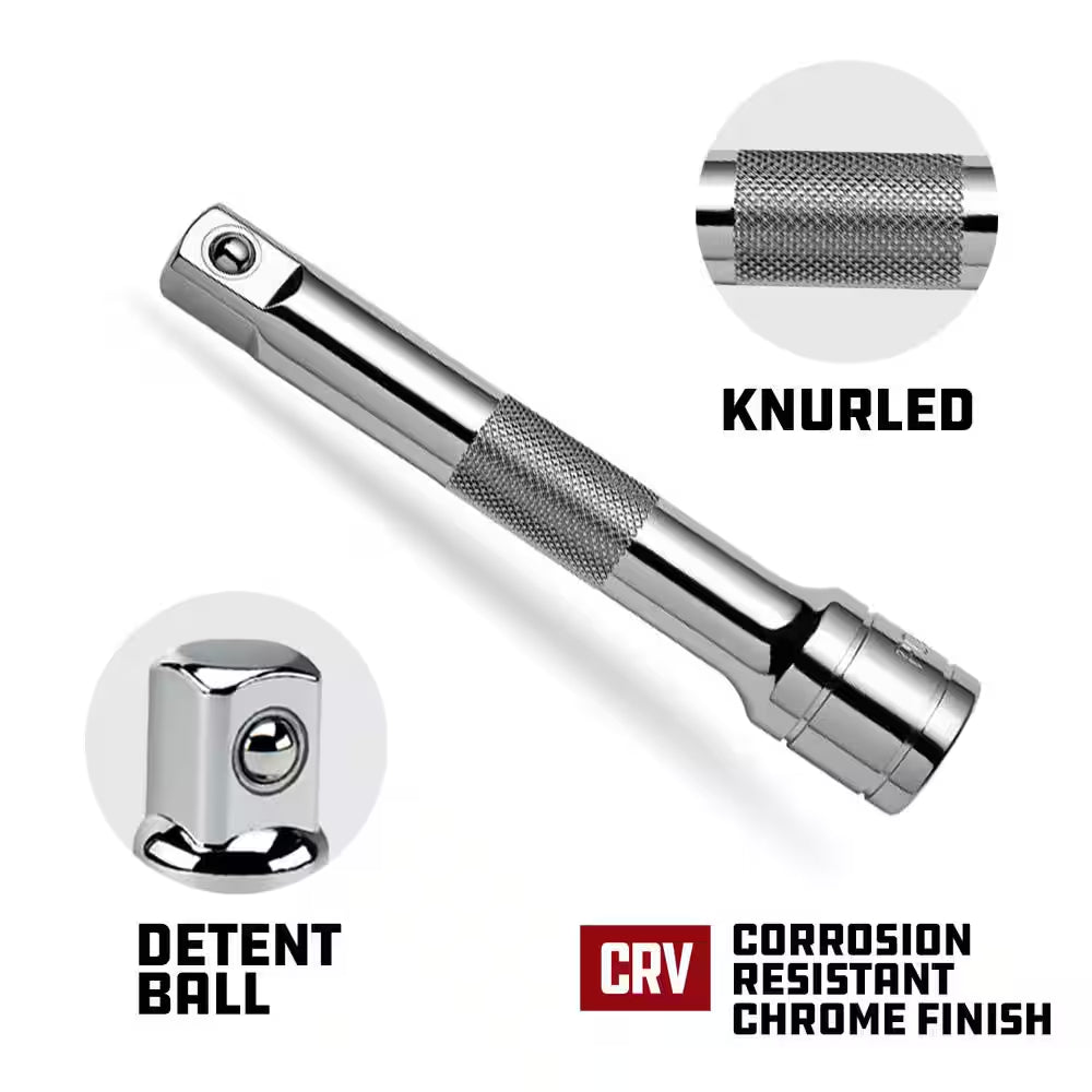 3/8 In. Drive Extension Bar Set (4-Piece)