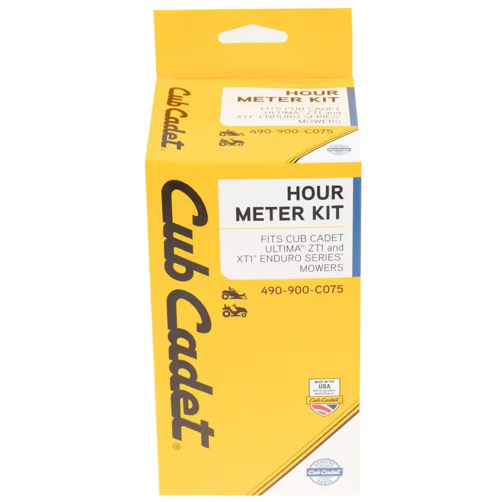 Original Equipment Hour Meter Add-On Kit for XT1/XT2 Riding Lawn Mowers and the Ultima Series Zero Turn Lawn Mowers