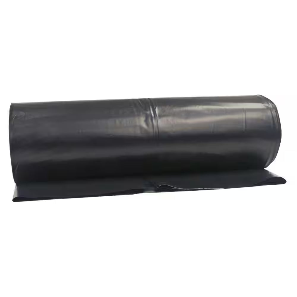 20 Ft. X 100 Ft. Black 6 Mil Plastic Sheeting