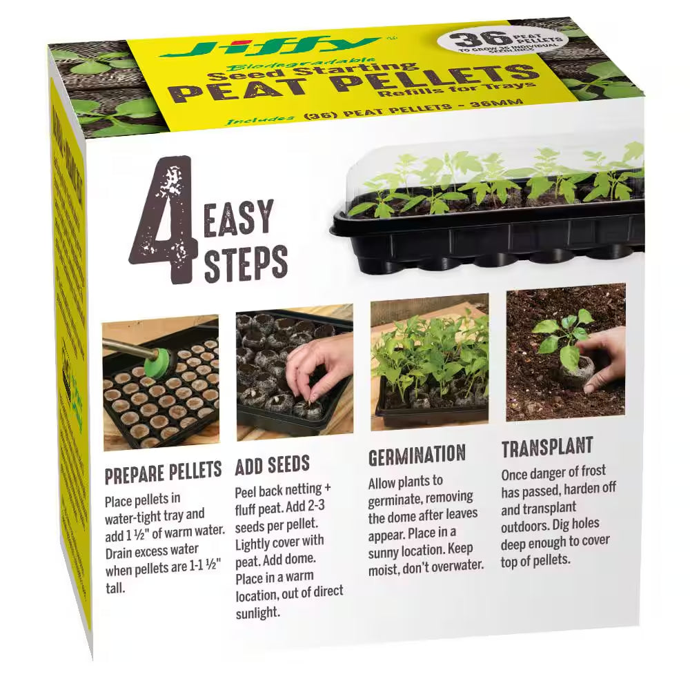 36 Mm Peat Pelletseed Starter Kit Refill (36-Pack)