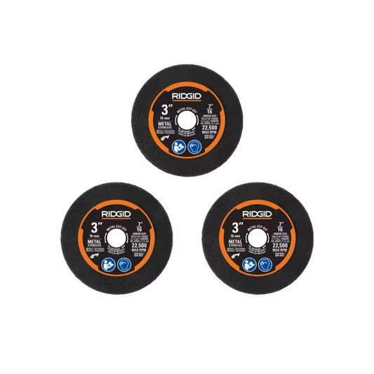 Metal Cut-Off Wheel Kit (3-Piece)