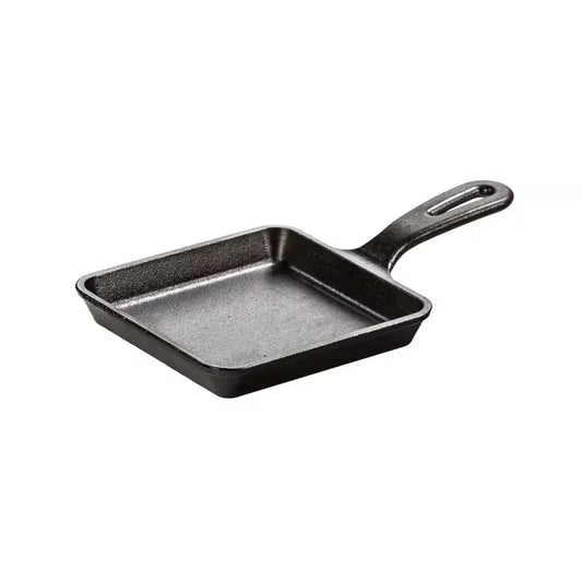 5.5 In. Square Cast Iron Skillet