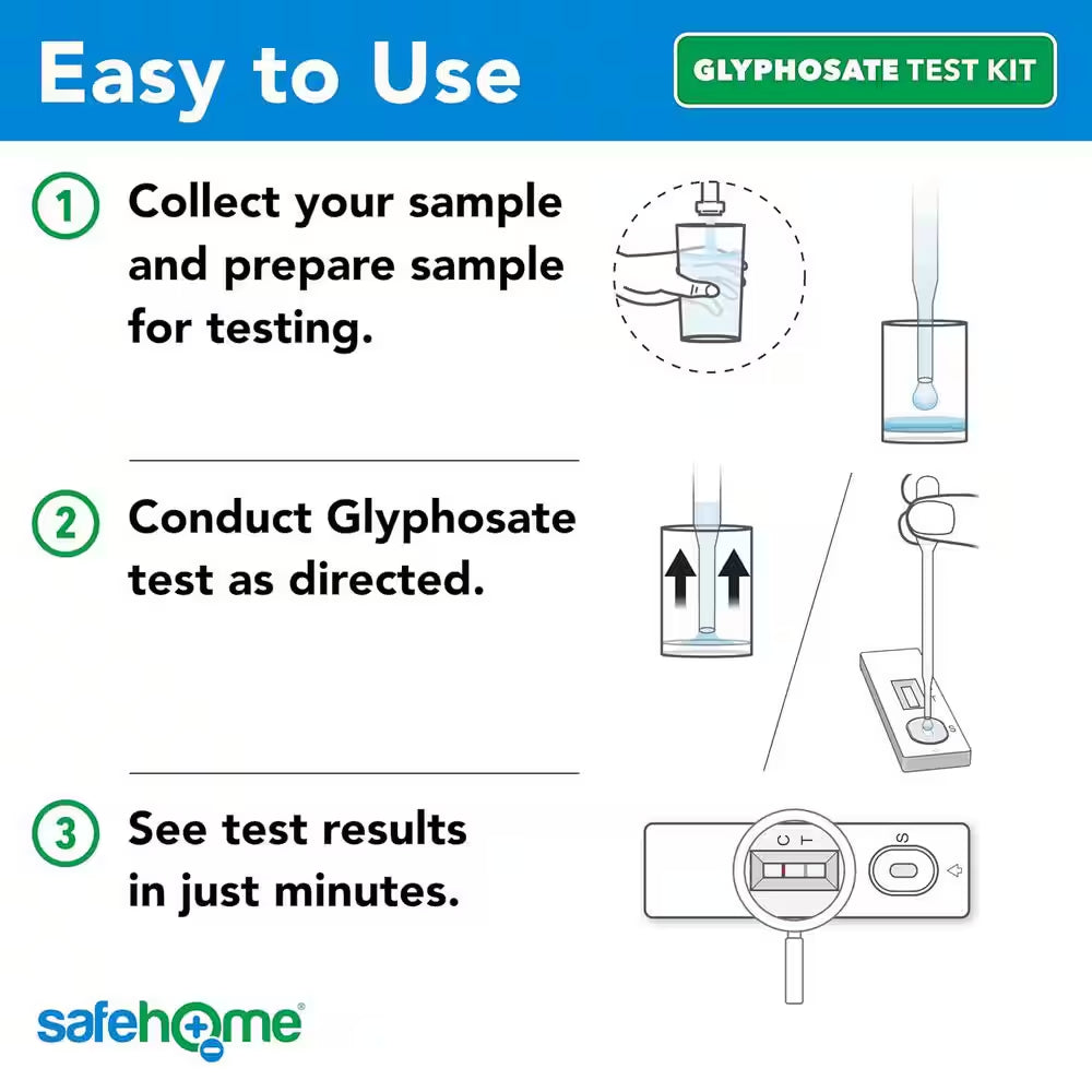 Do-It-Yourself Glyphosate in Water Test Kit