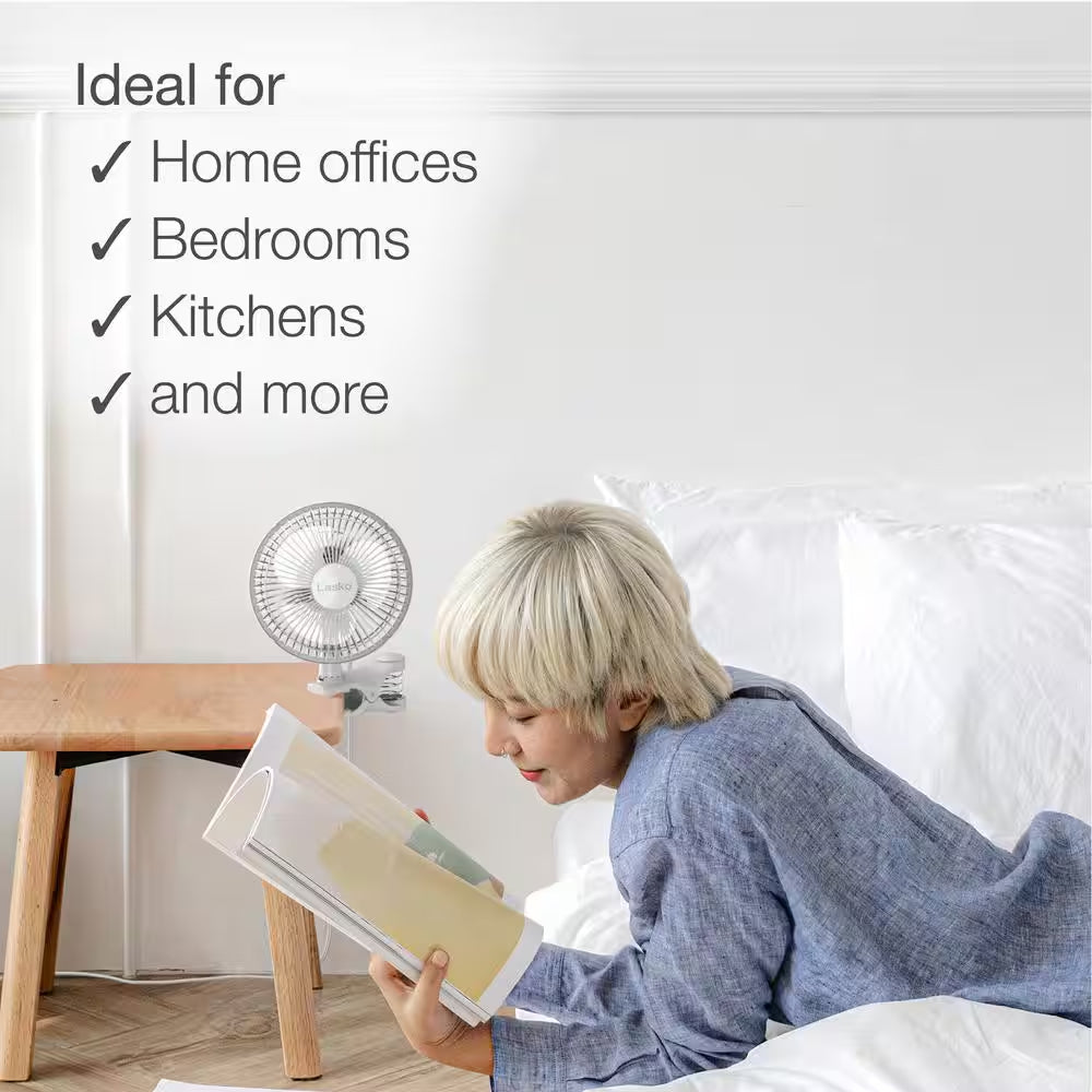 6 In. 2-Speed Clip Fan
