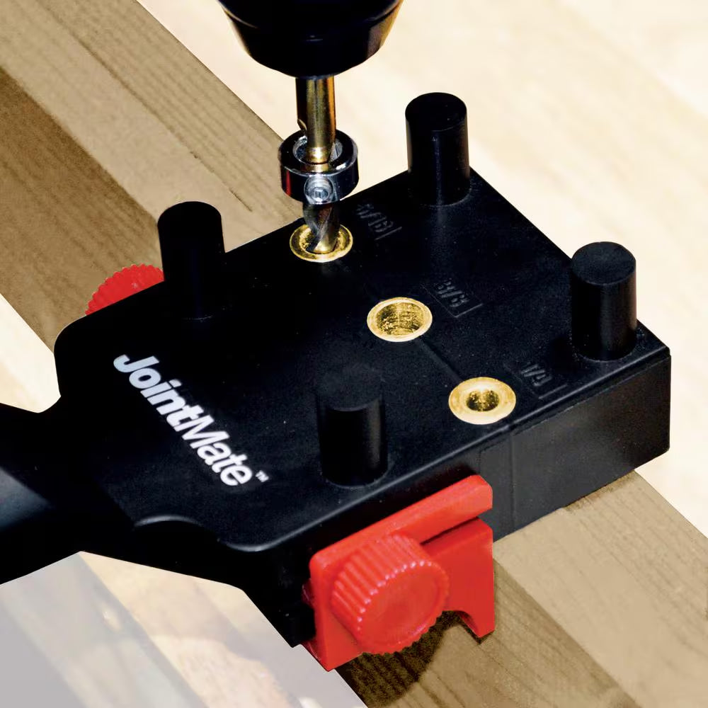 Joint Mate Self Centering Dowel Jig Corner, Edge and Surface Joints 1/4 In. 5/16 In. 3/8 In. Hardened Steel Bushings