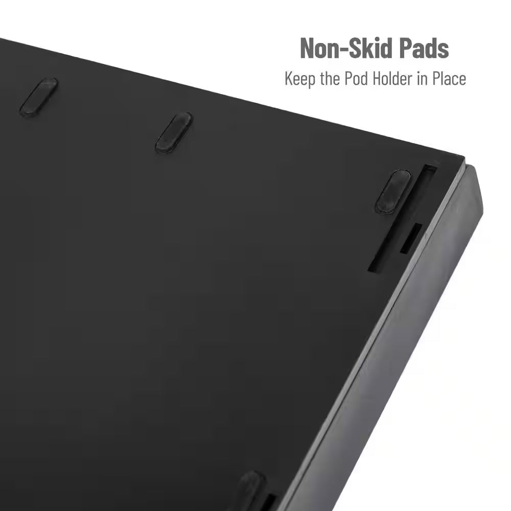 Single Serve Coffee Pod Drawer, 30 Pod Capacity, Countertop Organizer, 10.5 In. L X 12.75 In. W X 2.5 In. H, Black